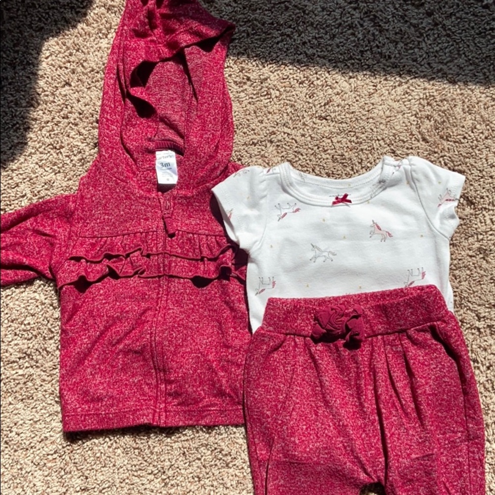 Unicorn outfit (Carter’s 3M)